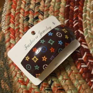 Multicolor Patterned Hair Clip